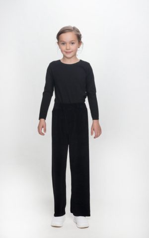 BSC VELVET STRAIGHT PANTS