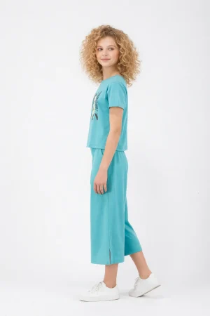 Alternative view of SET SPLIT HEM CULOTTE